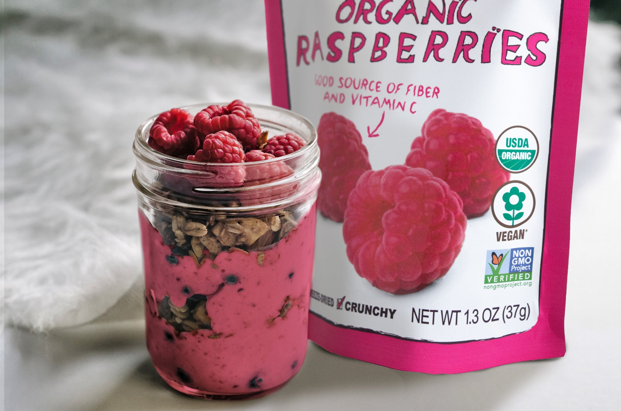 Raspberry Overnight Oats Recipe