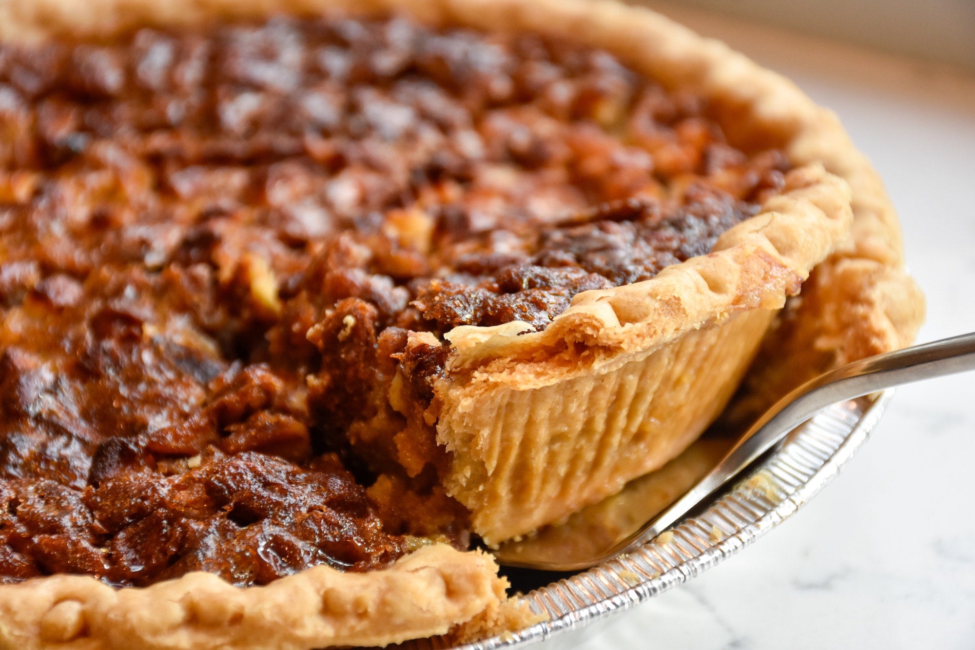 Clean Pecan Pie Recipe with Pink Himalania Salt