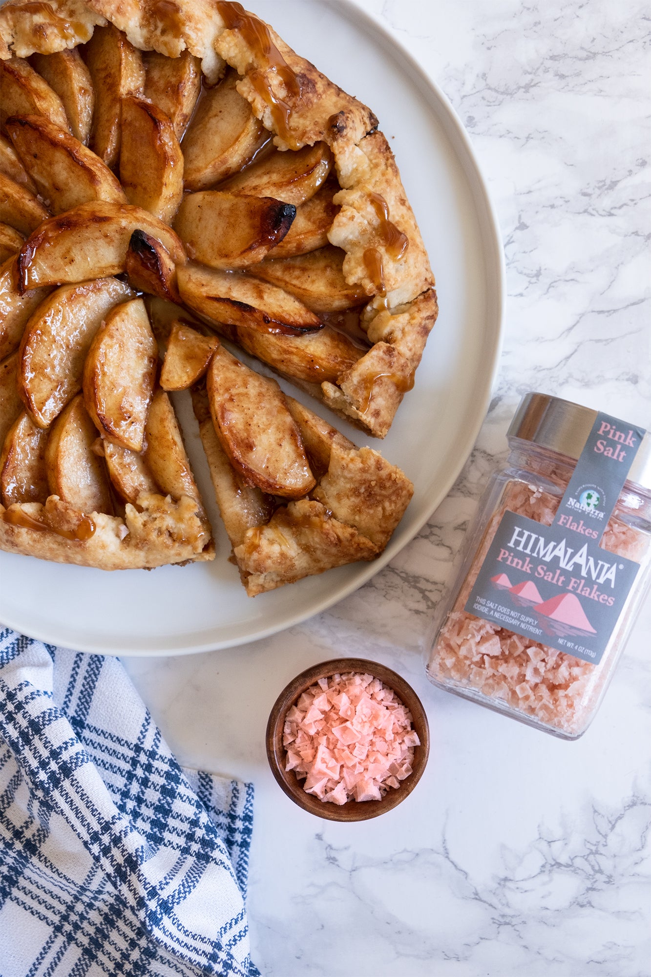Simple Salted Caramel Apple Galette