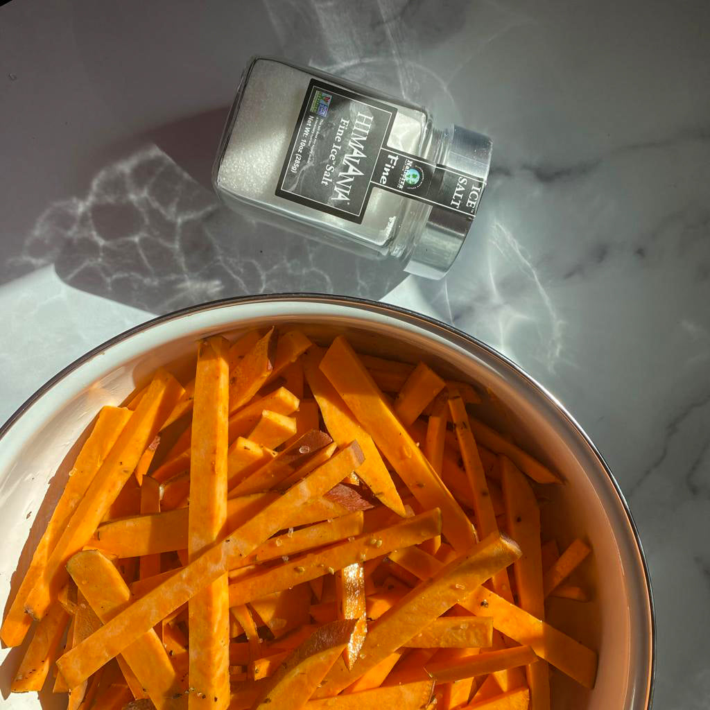 Crispy Ice Salt Sweet Potato fries