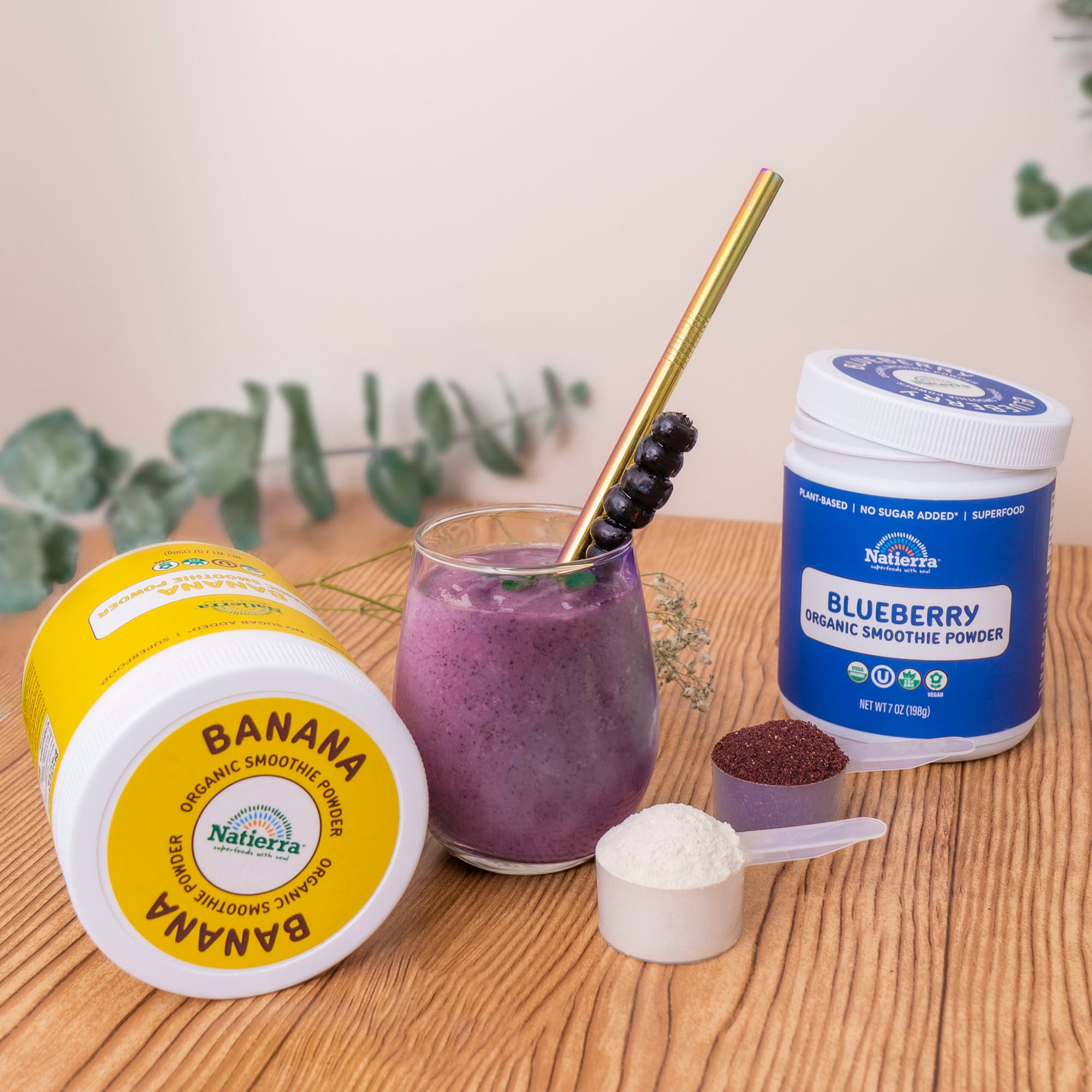 Natierra Organic Smoothie Blueberry Banana