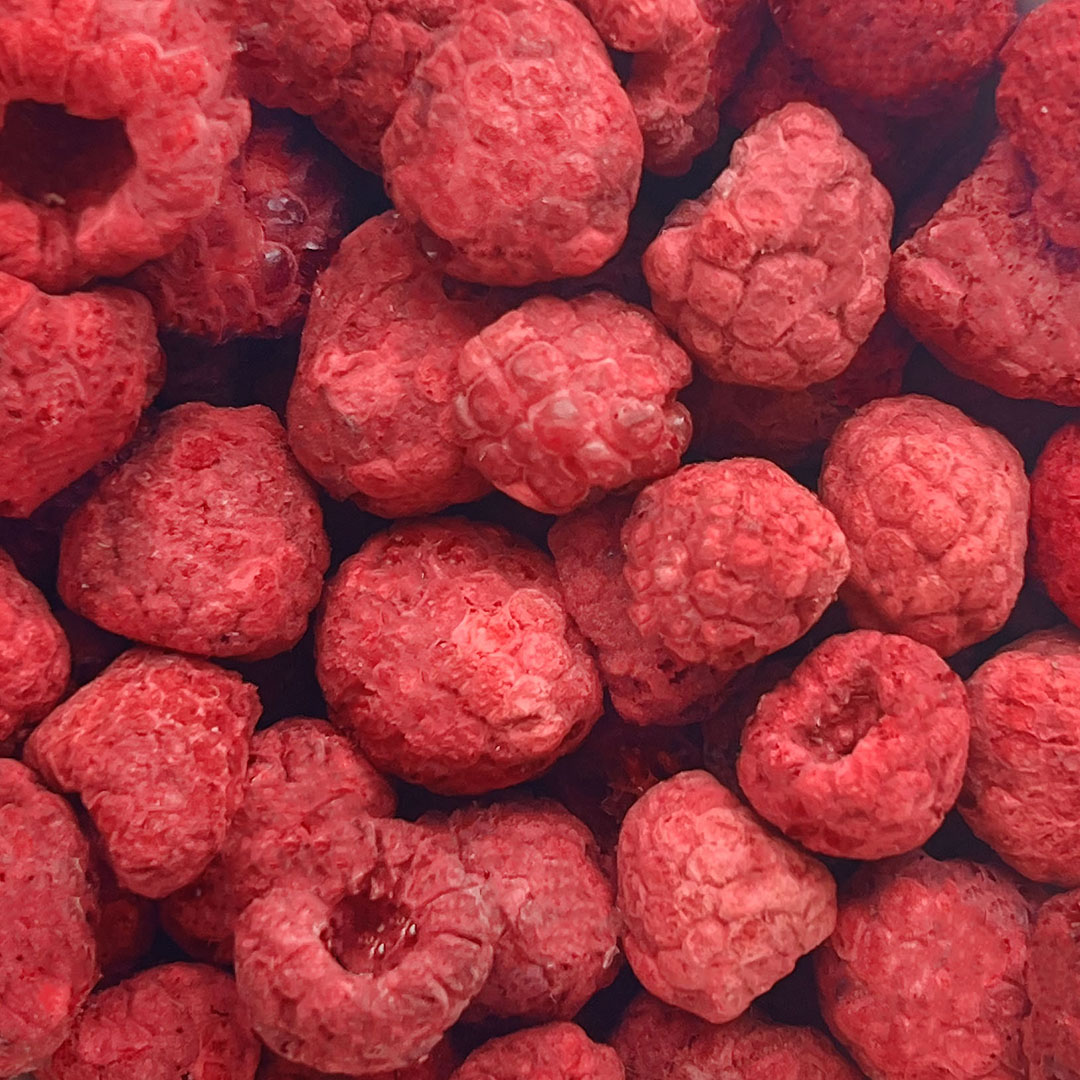 Freeze-dried Organic Raspberries in Bulk