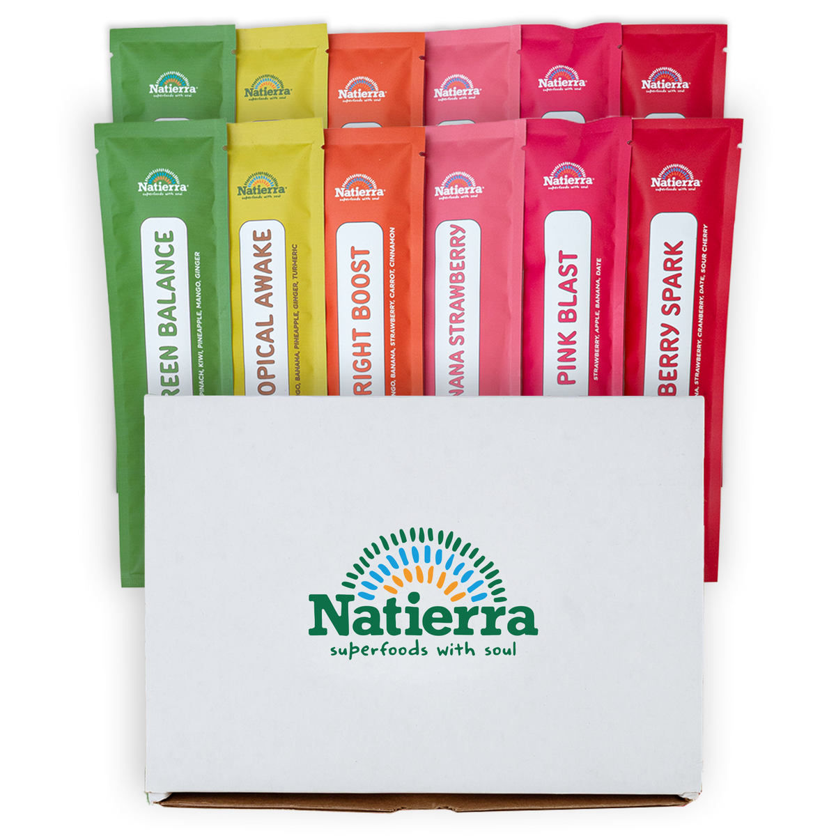 Natierra 12 smoothies signature box