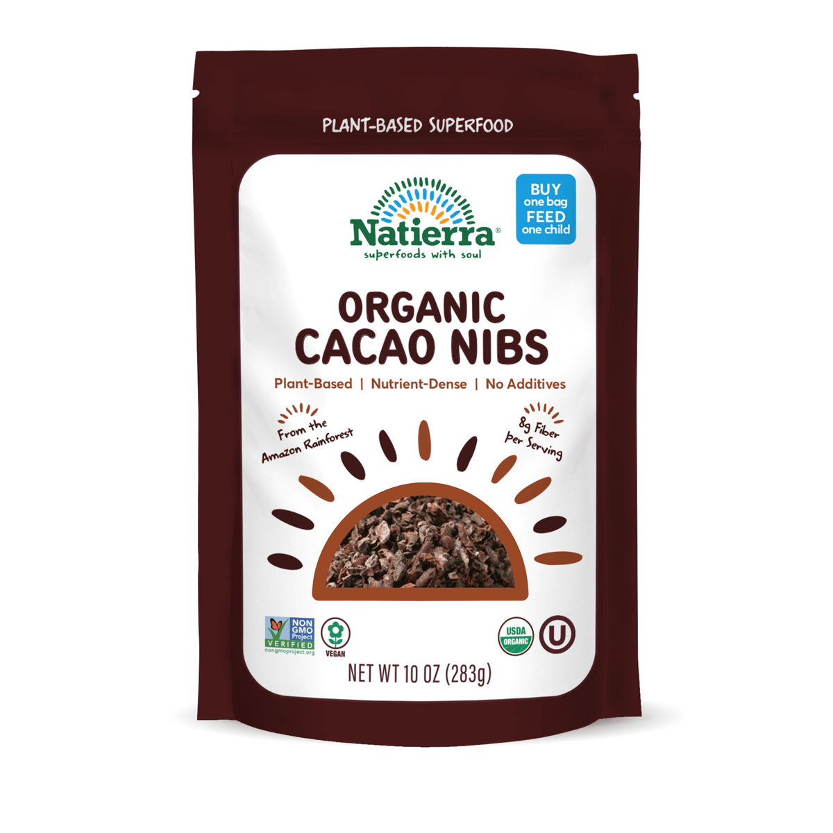 Cacao pouch packaging