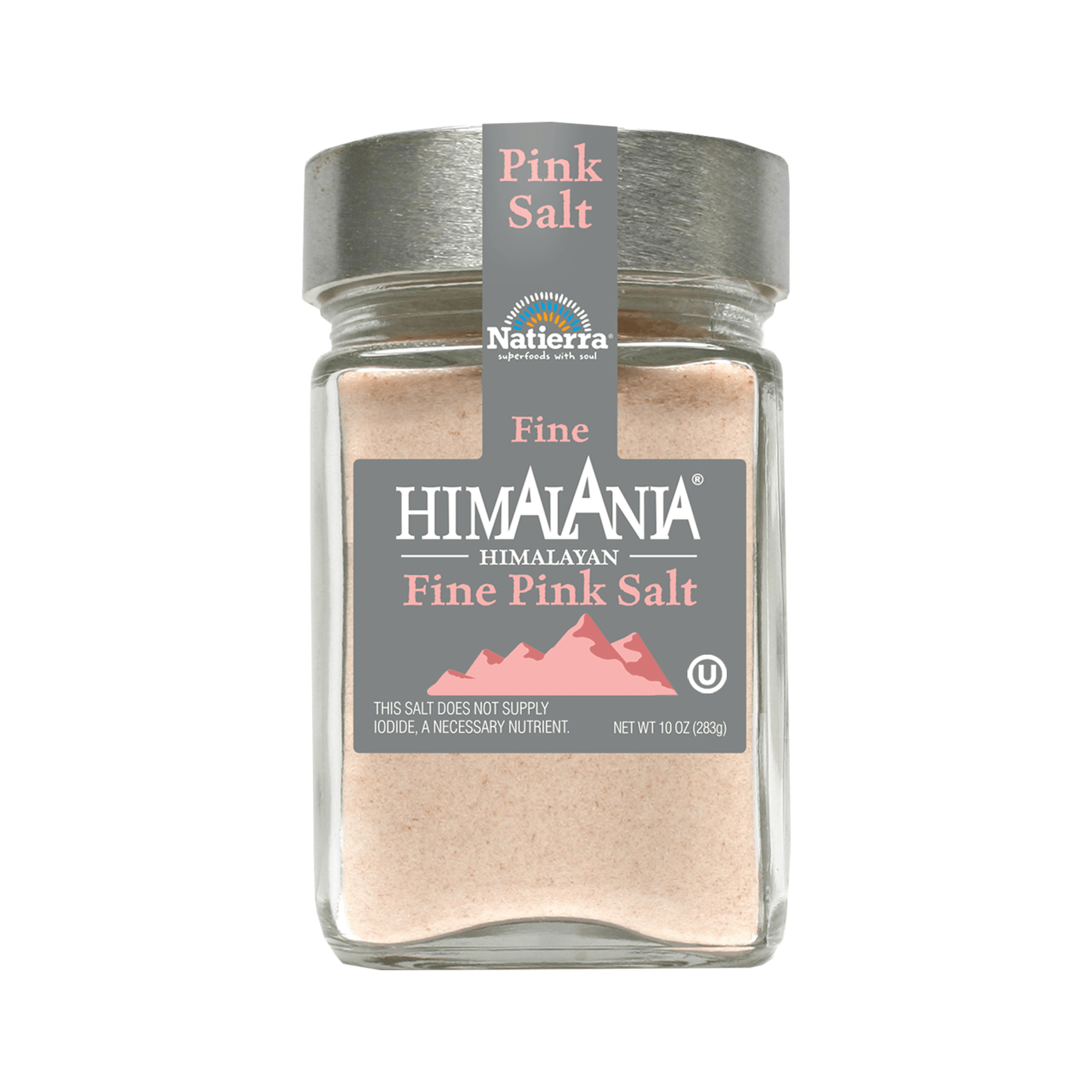 Natierra Himalania Fine Pink Salt 7 oz jar