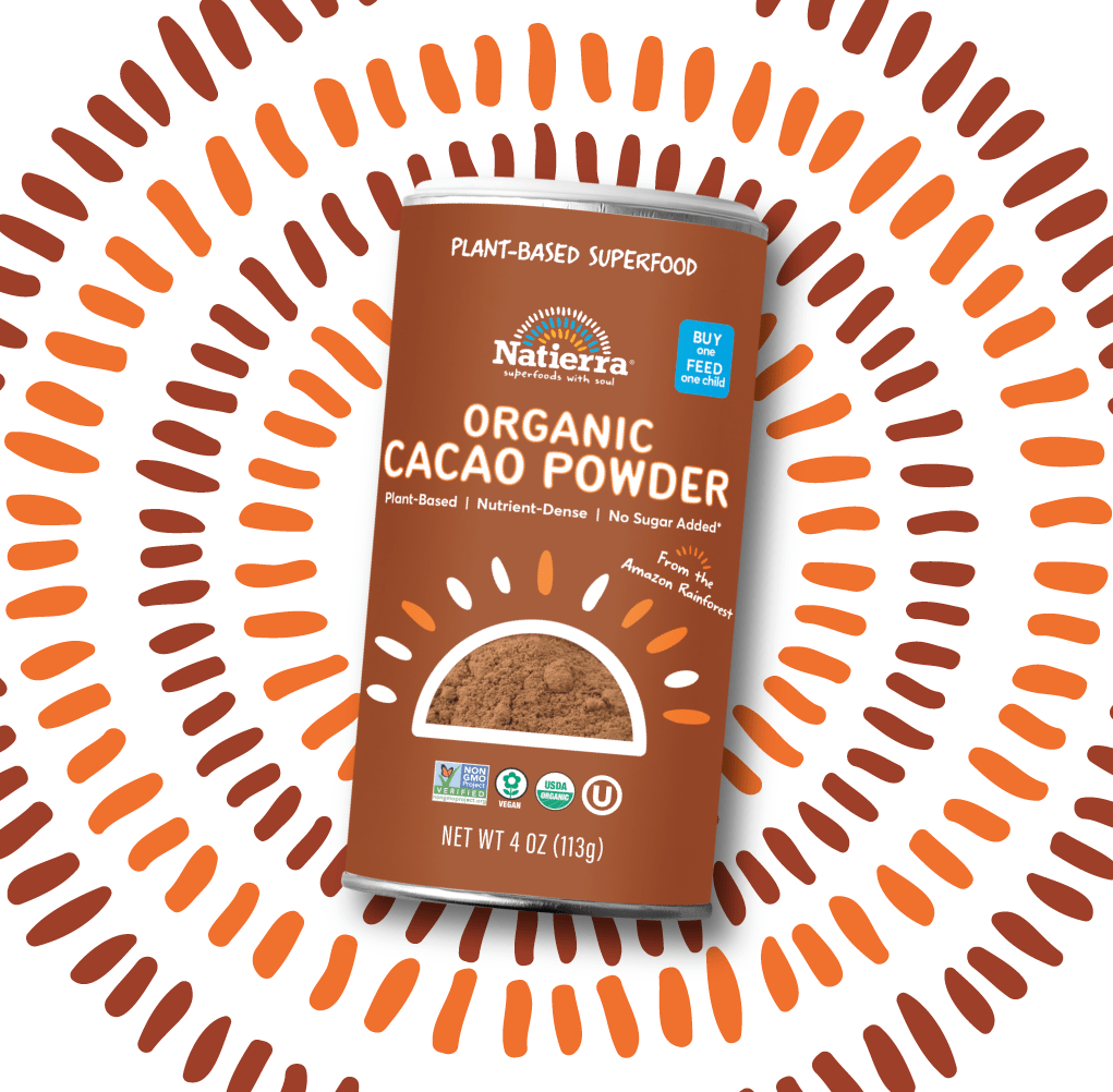 Natierra Organic Cacao Powder 4 oz shaker