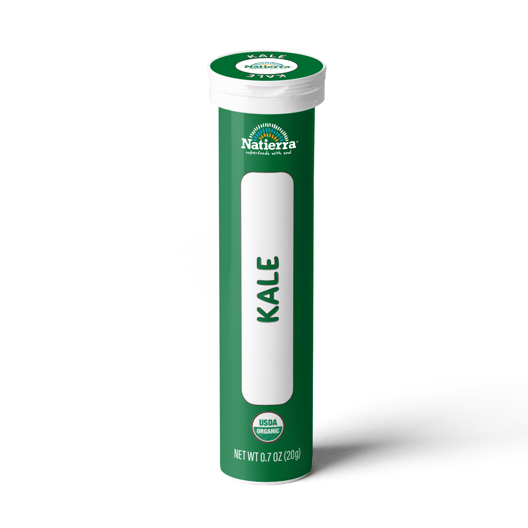 Natierra Organic Kale Smoothie Powder 0.7 oz tube