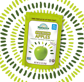Natierra Premium Freeze-Dried Apples 0.7 oz bag
