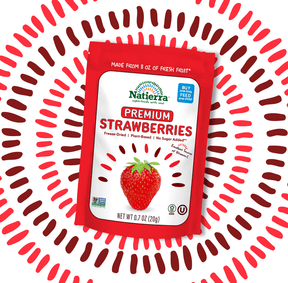 Natierra Premium Freeze-Dried Strawberries bag