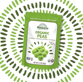 Natierra Organic Freeze-Dried Peas 2.2 oz