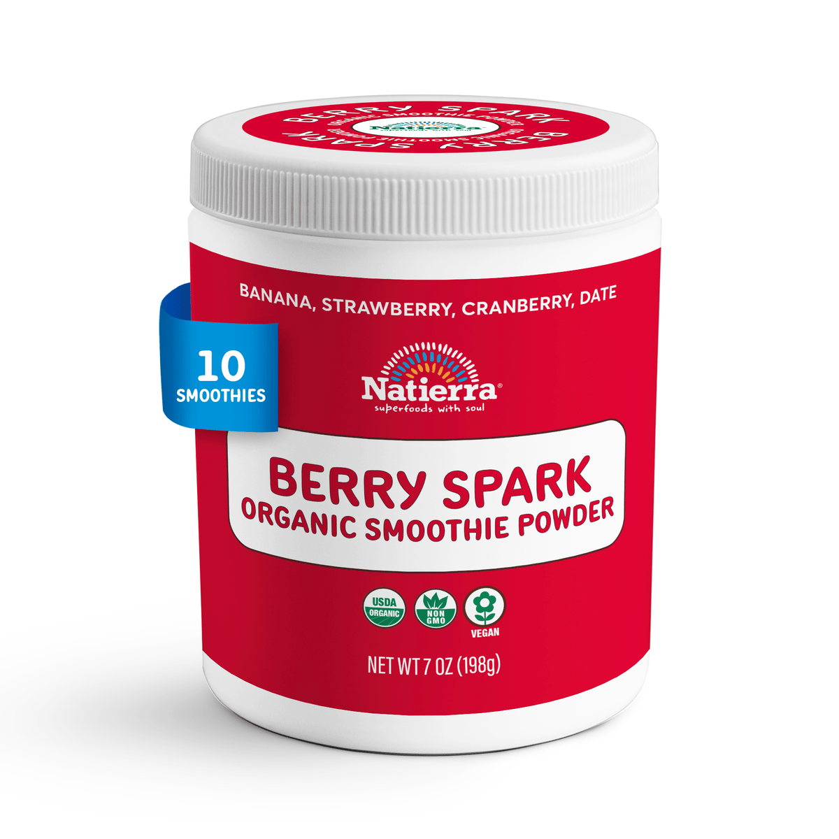 Natierra Berry Spark Organic Smoothie 7oz Jar