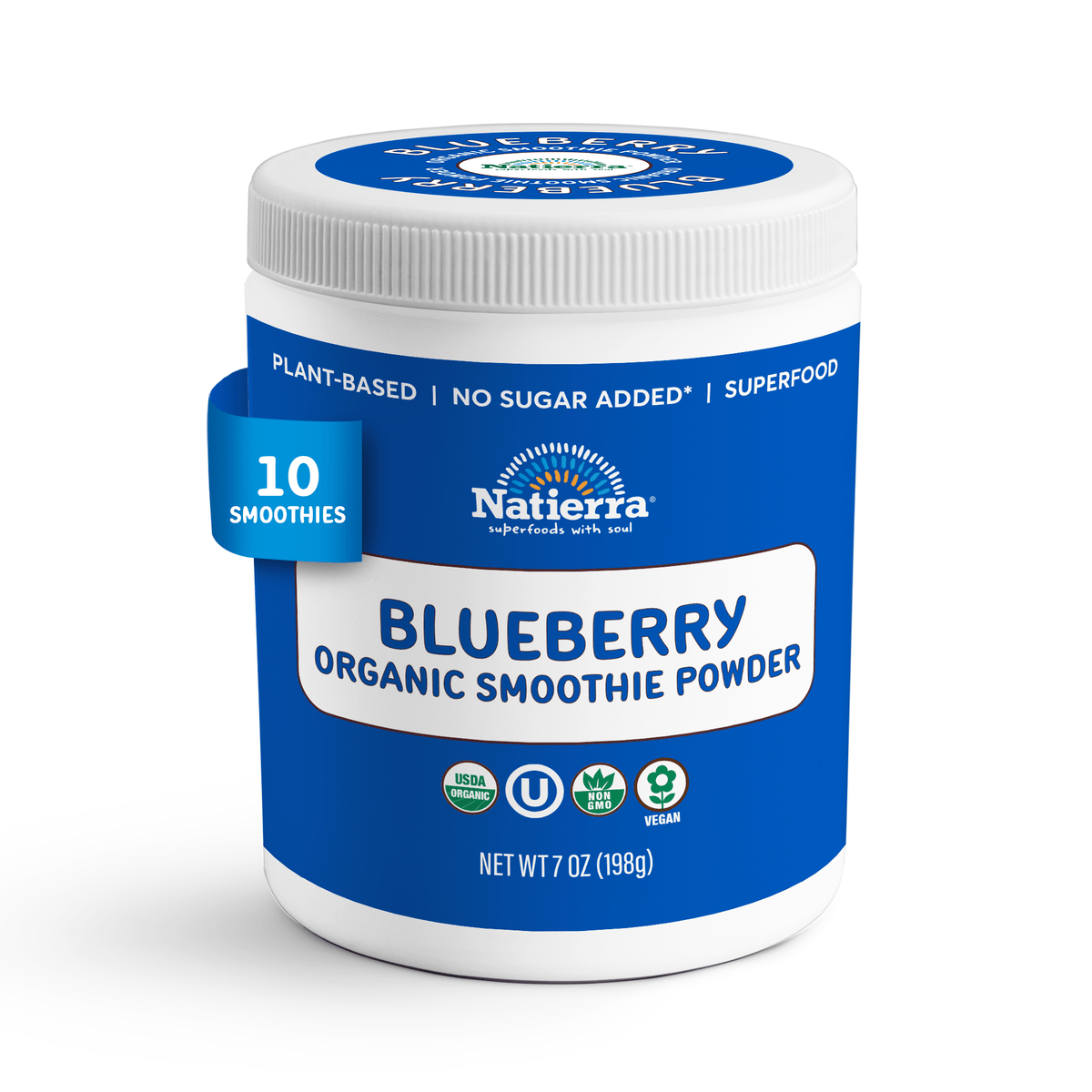 Natierra Blueberry Organic Smoothie 7oz Jar