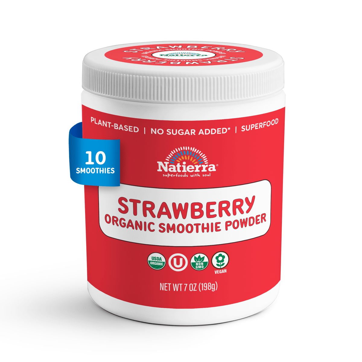 Natierra Strawberry Organic Smoothie 7oz Jar