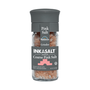 Natierra InkaSalt Coarse Pink Salt 3 oz grinder