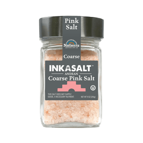 Natierra InkaSalt Coarse Pink Salt 9z jar
