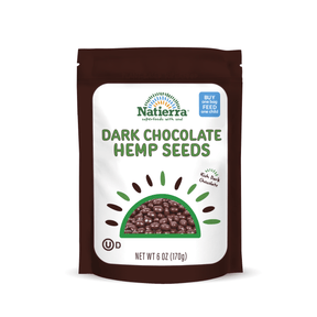 Natierra Dark Chocolate Hemp Seeds 6 oz bag