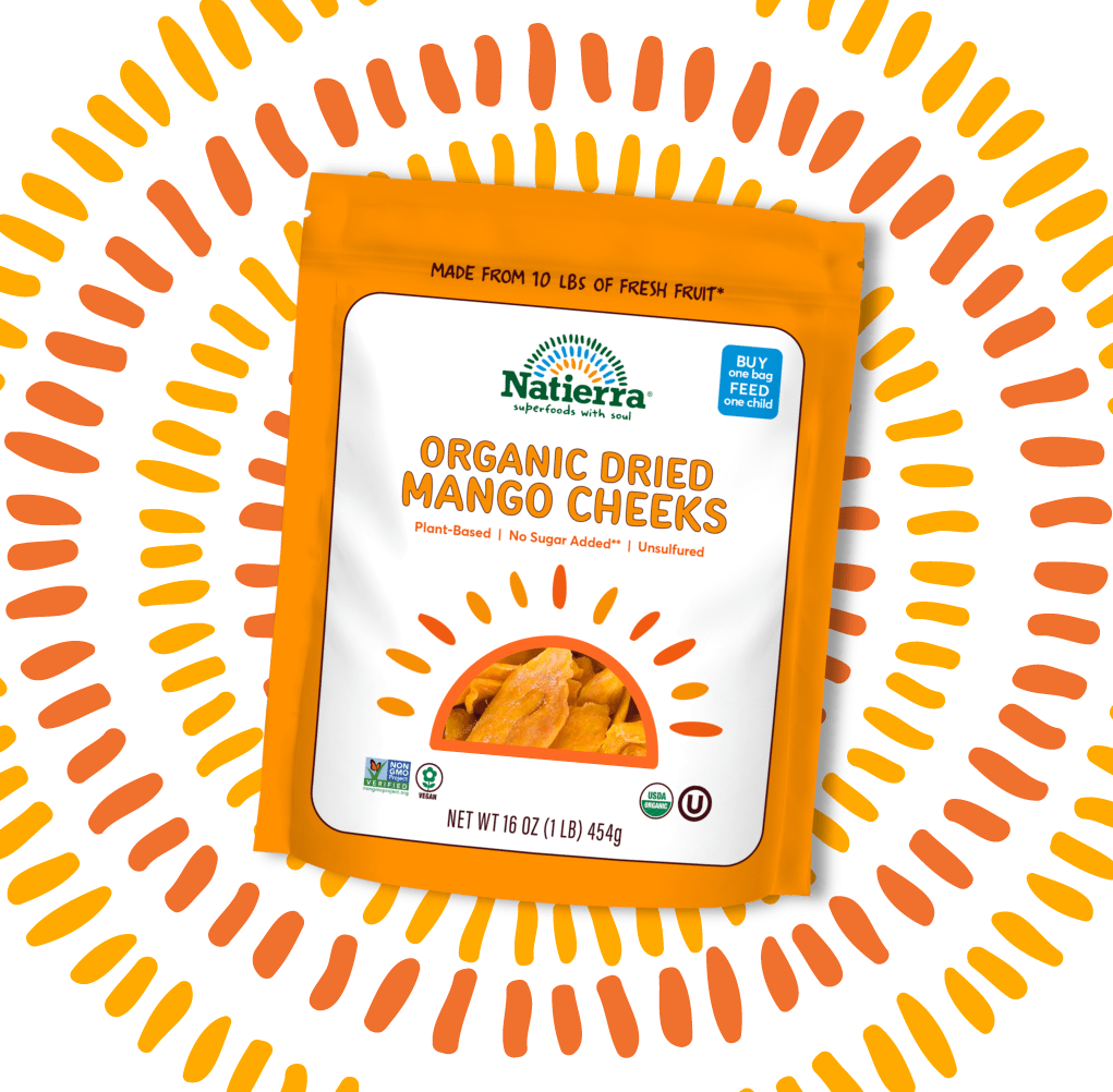 Natierra Dried Mango Cheeks 16 oz bag