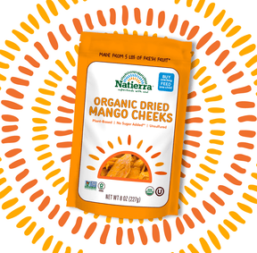 Natierra Dried Mango Cheeks 8 oz bag