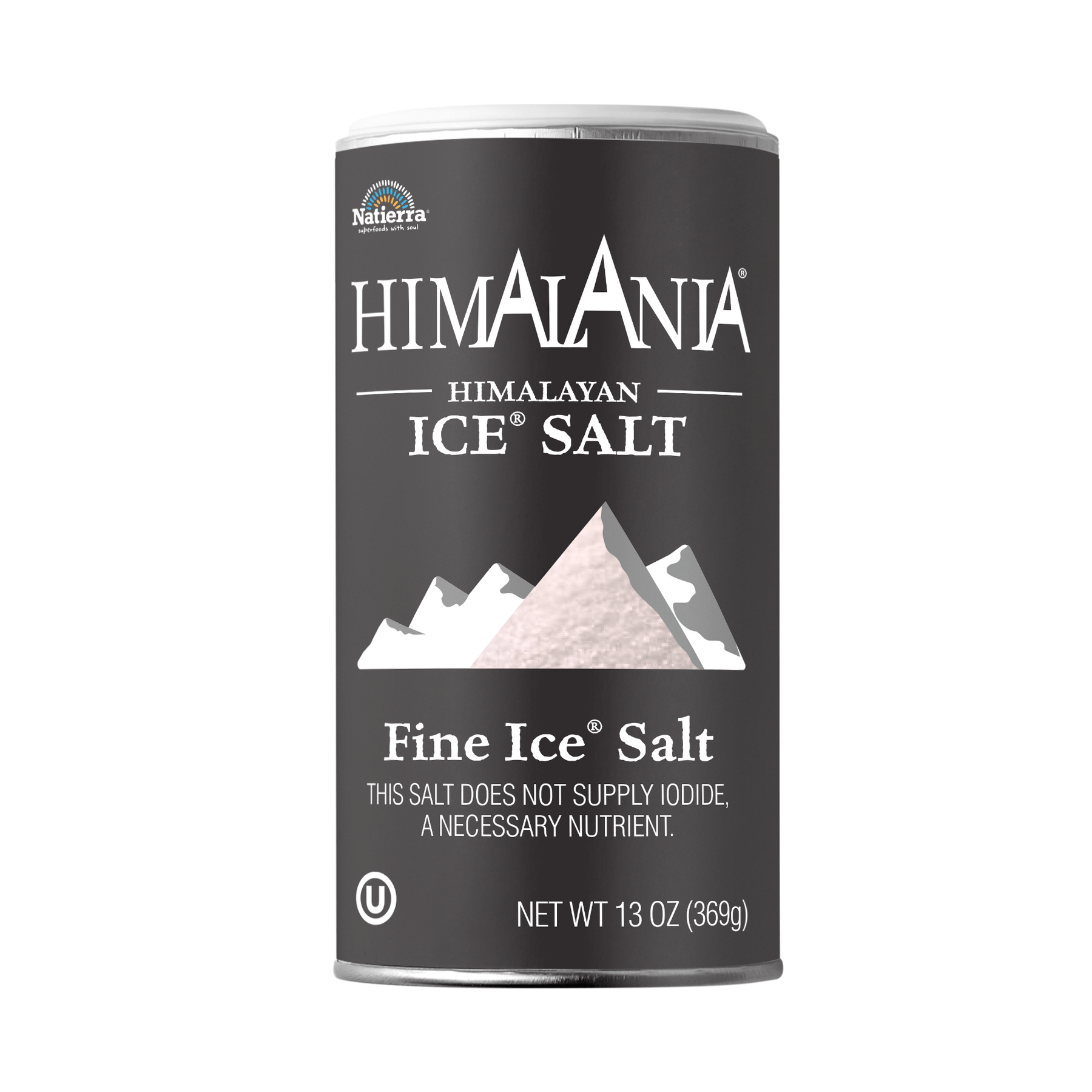 Natierra Himalania Ice Salt 13 oz shaker