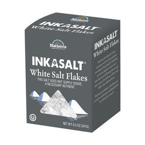 Natierra InkaSalt  White Salt Flakes 8.5 oz box