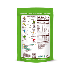 Natierra Organic Freeze-Dried Peas nutritional facts thumbnail