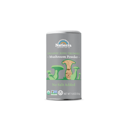 Natierra Organic King Trumpet Mushroom Powder 1.8 oz shaker