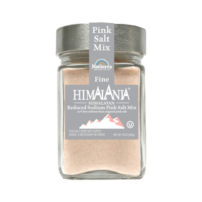 Natierra Himalania Reduced Sodium Pink Salt 10 oz jar