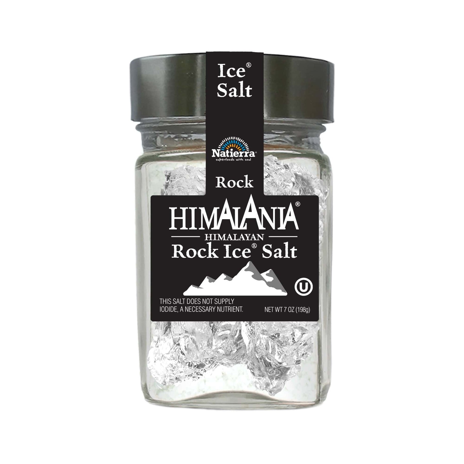 Natierra Himalania Rock Ice Salt  7 oz jar