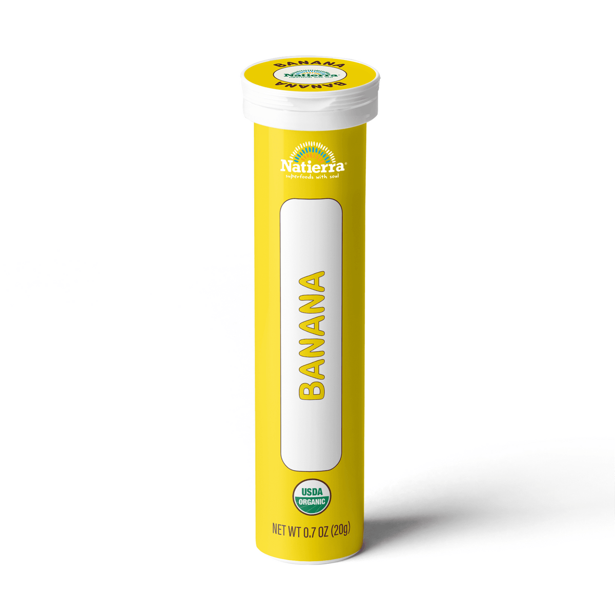 Natierra Organic Banana Smoothie Powder 0.7 oz tube