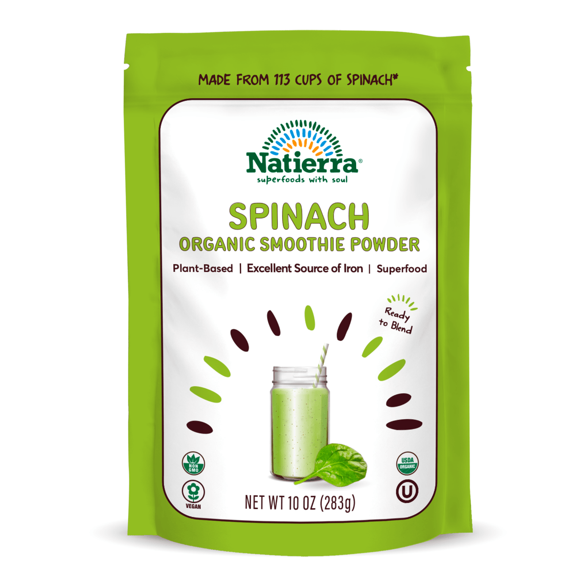 Natierra Spinach Smoothie Bag 